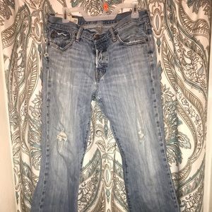 Abercrombie and Fitch blue jeans